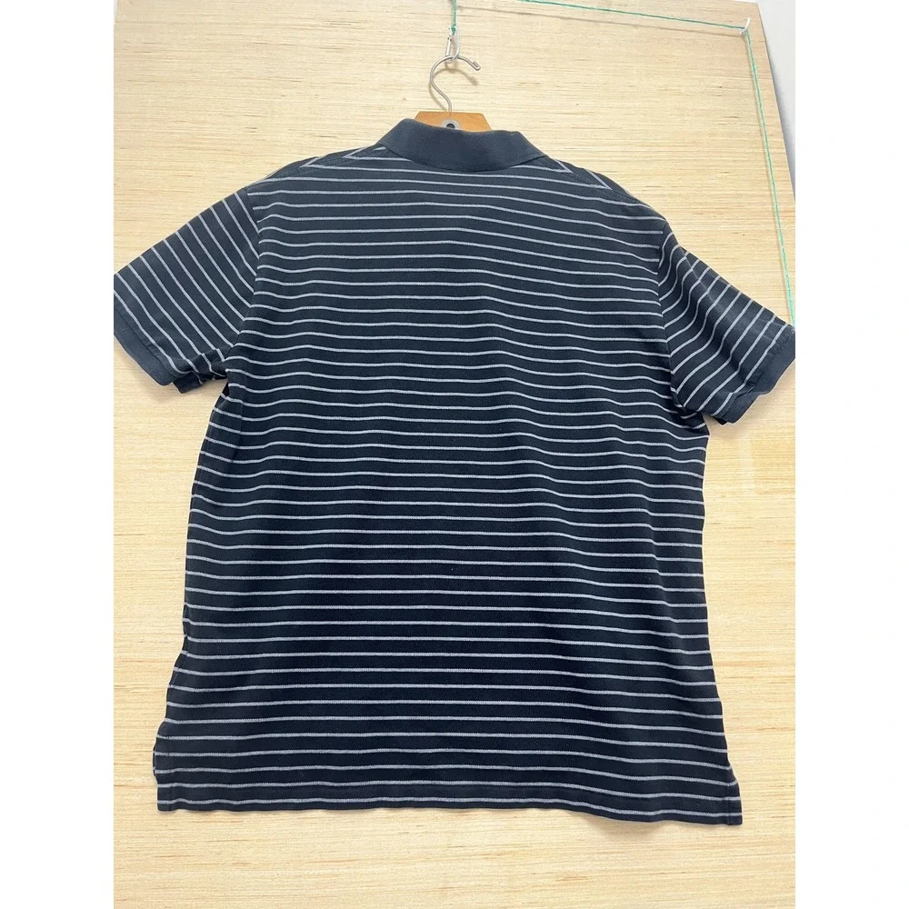 Polo Ralph Lauren Polo Shirt Mens Large Striped Custom Slim Fit Classic Golf‎
